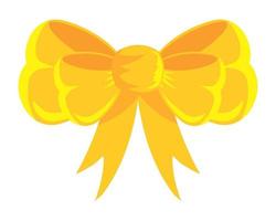golden bowtie icon vector