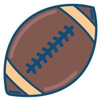 american football ball vector