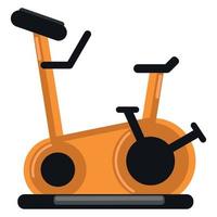 gimnasio bicicleta estática vector