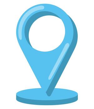 puntero de ubicación gps vector