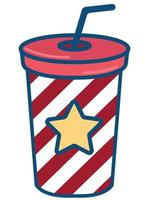 take away cup vector