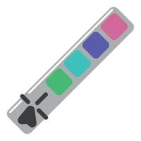 paleta de colores de selección de diseño vector