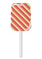 gum candy in stick vector