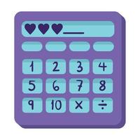 math calculator icon vector