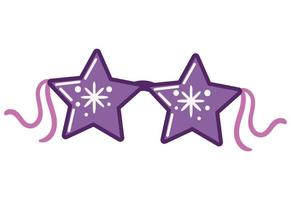 icono de decoración de estrellas vector