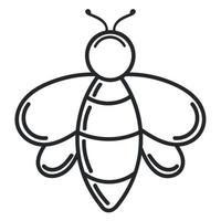 icono de tatuaje de insecto vector