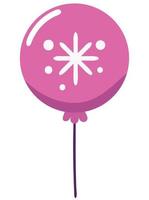 balloon party icon vector