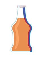 soda bottle beverage vector