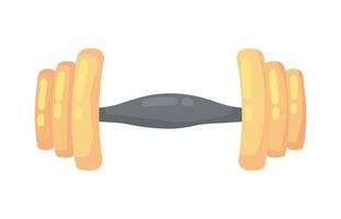 dumbbell gym icon vector