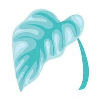 leaf exotic icon vector