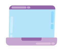 laptop computer icon vector