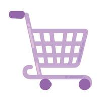 shopping cart icon vector