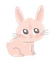 rabbit cute animal vector