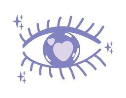 eyeball esoteric icon vector