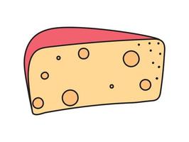 cheese food minimalist vector