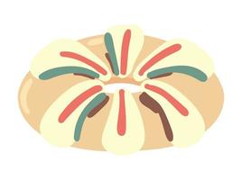 epiphany cake icon vector