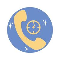 phone service icon vector