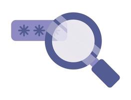 cyber security password vector