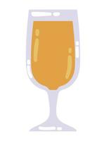 champagne glass icon vector
