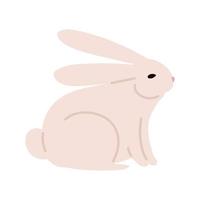 lindo icono de conejo vector