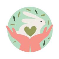 cruelty free label vector