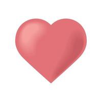 love heart valentines day vector