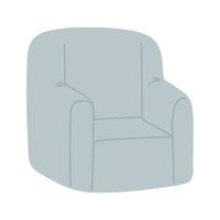 armchair furniture icon vector