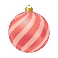 bauble elegant christmas vector