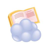 book elearning icon vector