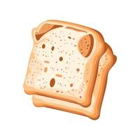 slices of bread vector