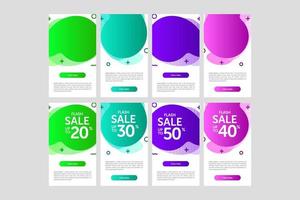 Colorful Banner Sale vector