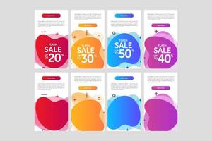 Colorful Banner Sale vector