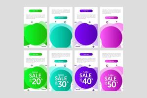 Colorful Banner Sale vector