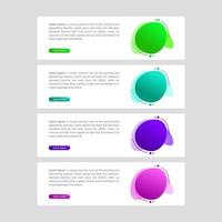 Modern and Colorful Fluid Banner Sale vector