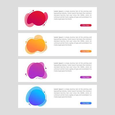 Modern and Colorful Fluid Banner Sale