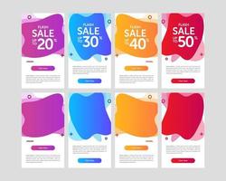 venta de pancartas coloridas vector