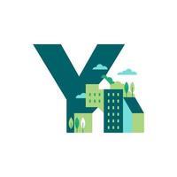 Initial Y Building vector