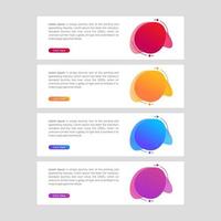 Modern and Colorful Fluid Banner Sale vector