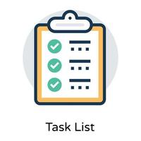 Trendy Checklist Concepts vector