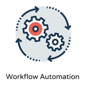 Trendy Project Processing vector