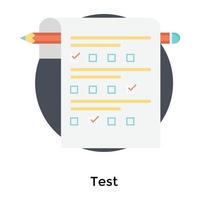 Trendy AB Testing vector