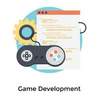 Trendy Game Development vector