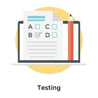 Trendy Split Testing vector