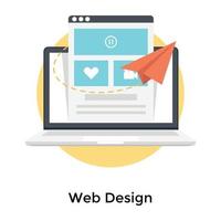 diseño web de moda vector