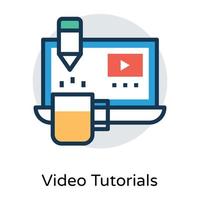 videotutorial de moda vector