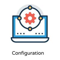 conceptos de configuración de moda vector