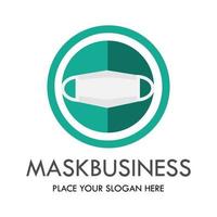 Mask Business Vector Logo. This design suitable for medical.