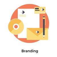 Trendy Branding Concepts vector