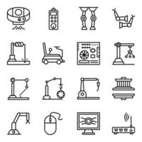 Pack of AI and VR Vector Icons