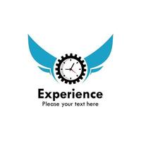 Experience logo design template illustration vector
